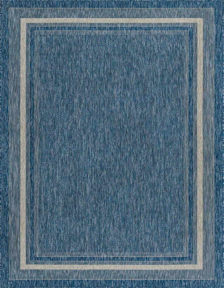 Detail image of 7' x 10' Easy-Clean Border Indoor / Outdoor Rug