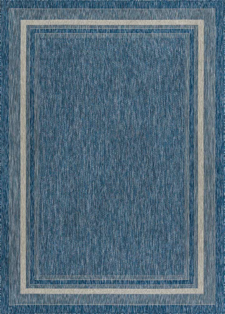 7' x 10' Easy-Clean Border Indoor / Outdoor Rug