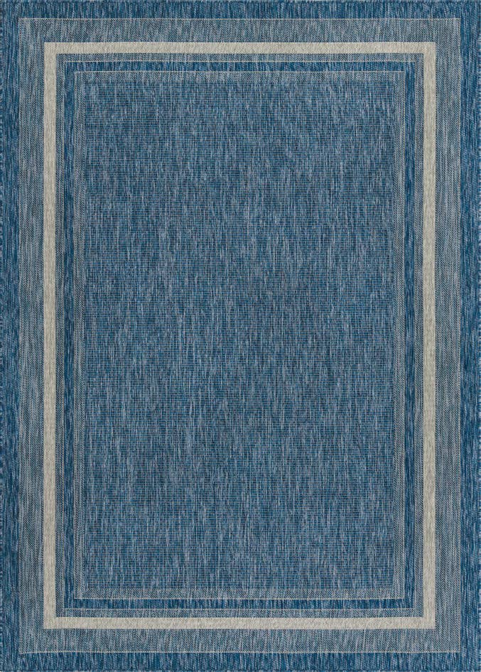 Detail image of 7' x 10' Easy-Clean Border Indoor / Outdoor Rug