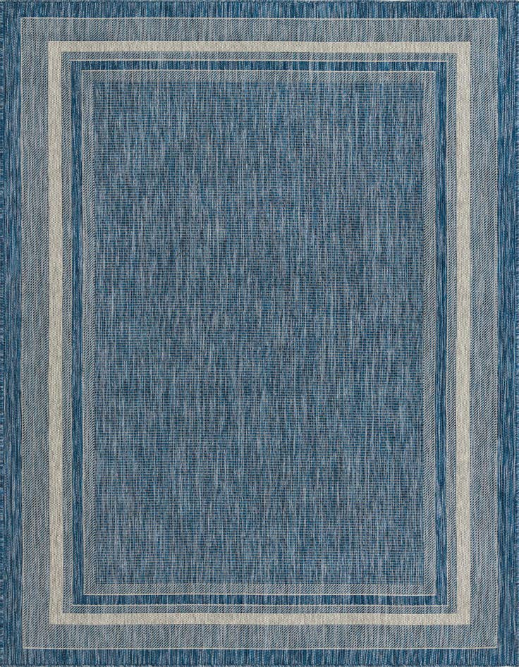 Detail image of 6' x 9' Easy-Clean Border Indoor / Outdoor Rug