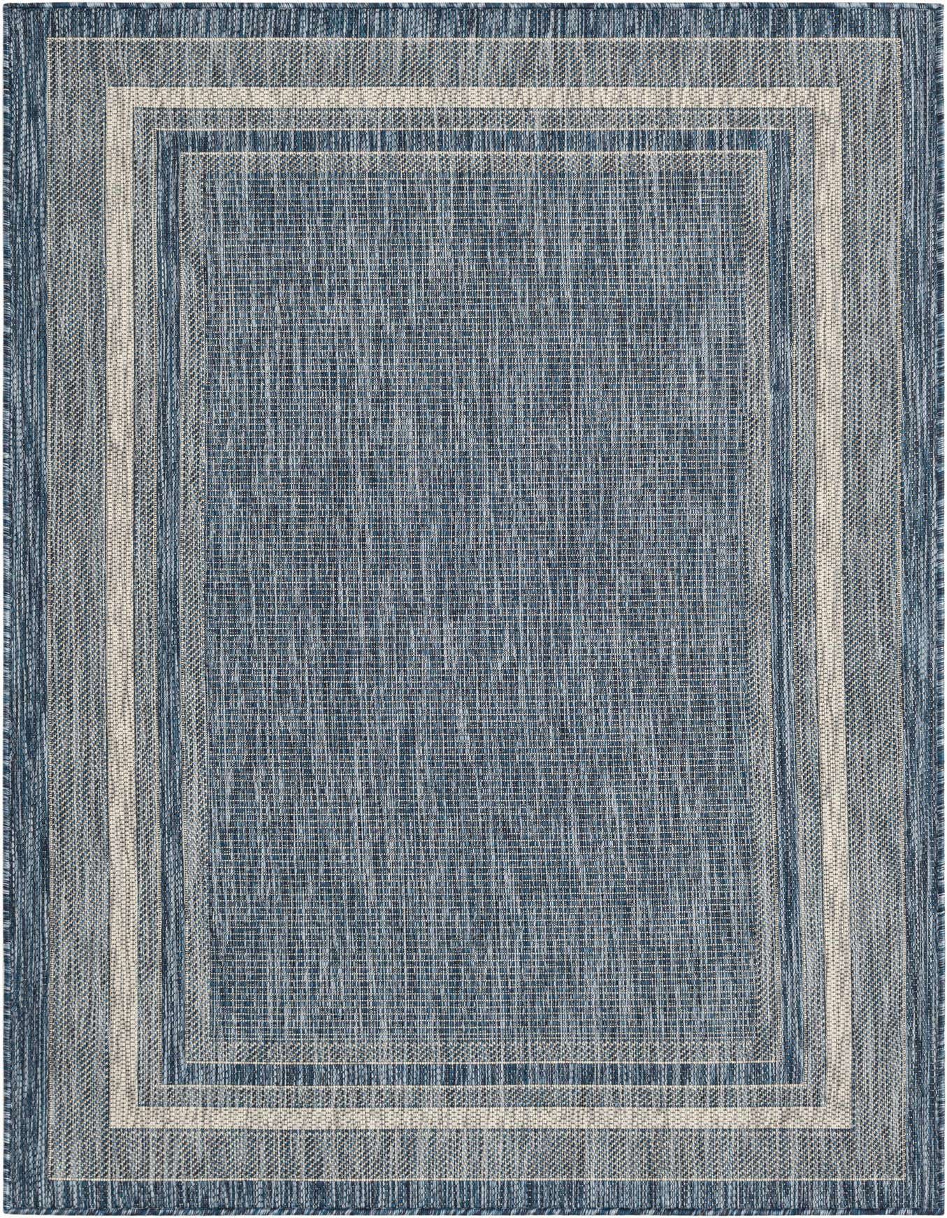 4' x 6' Easy-Clean Border Indoor / Outdoor Rug