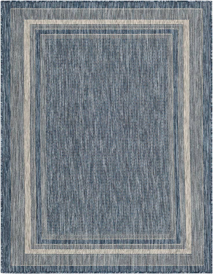 Detail image of 4' x 6' Easy-Clean Border Indoor / Outdoor Rug