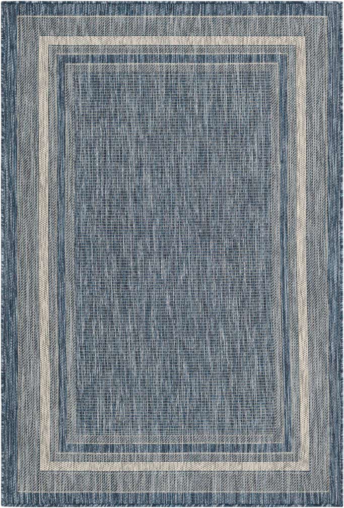 4' x 6' Easy-Clean Border Indoor / Outdoor Rug