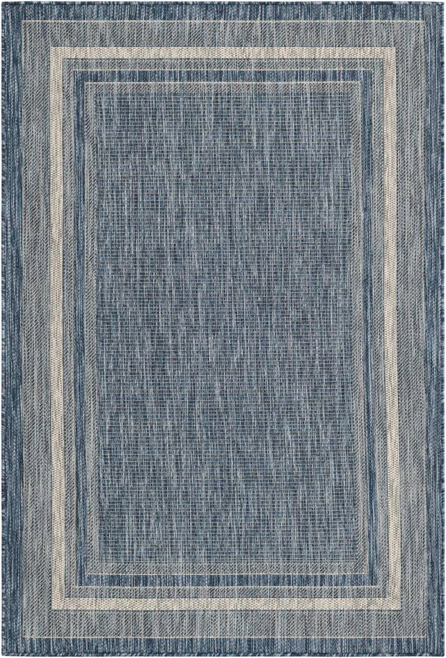 Detail image of 4' x 6' Easy-Clean Border Indoor / Outdoor Rug