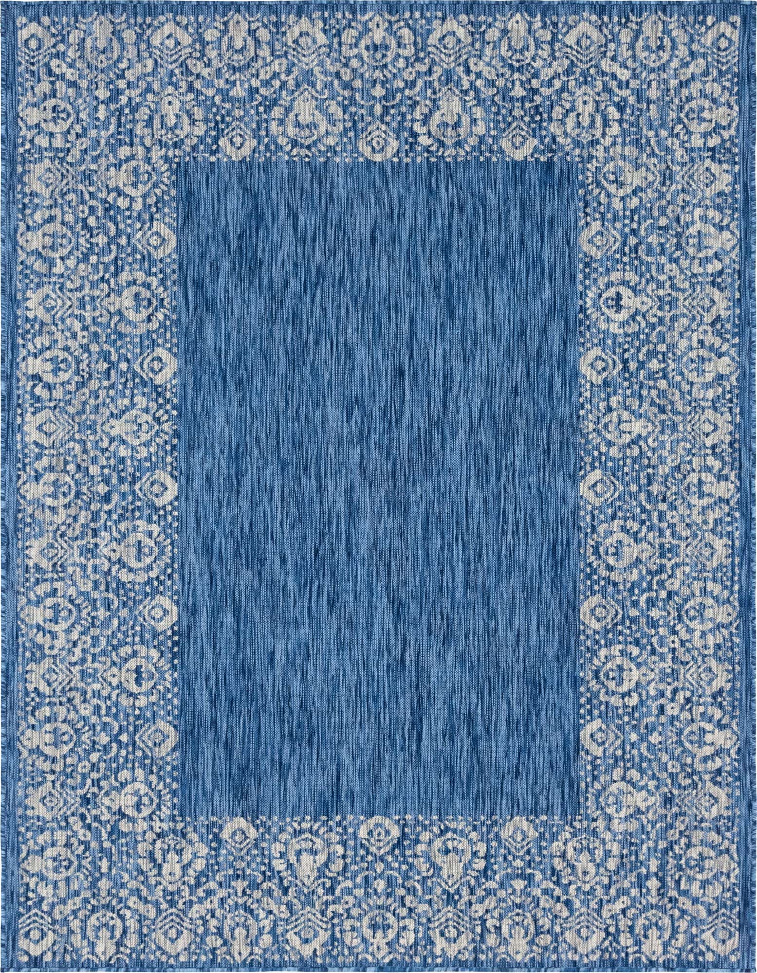 6' x 9' Easy-Clean Border Indoor / Outdoor Rug