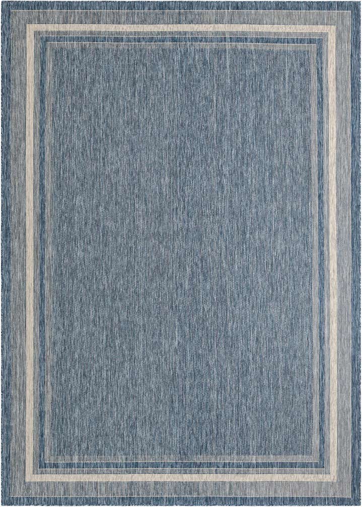 10' x 14' Easy-Clean Border Indoor / Outdoor Rug