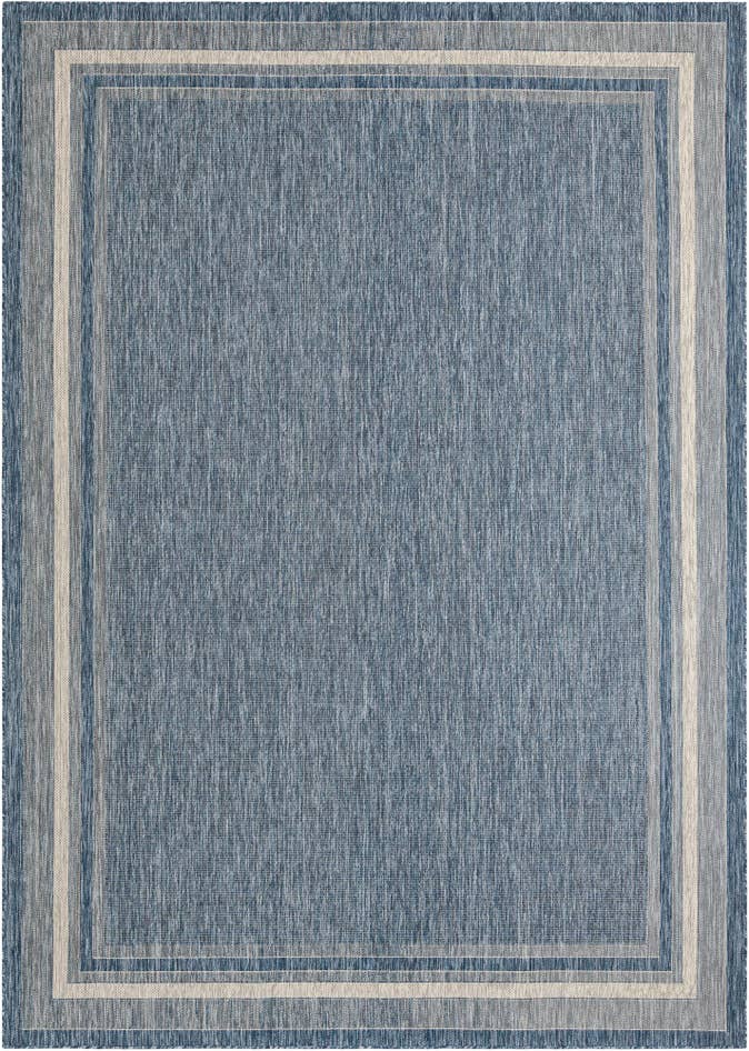 Detail image of 10' x 14' Easy-Clean Border Indoor / Outdoor Rug