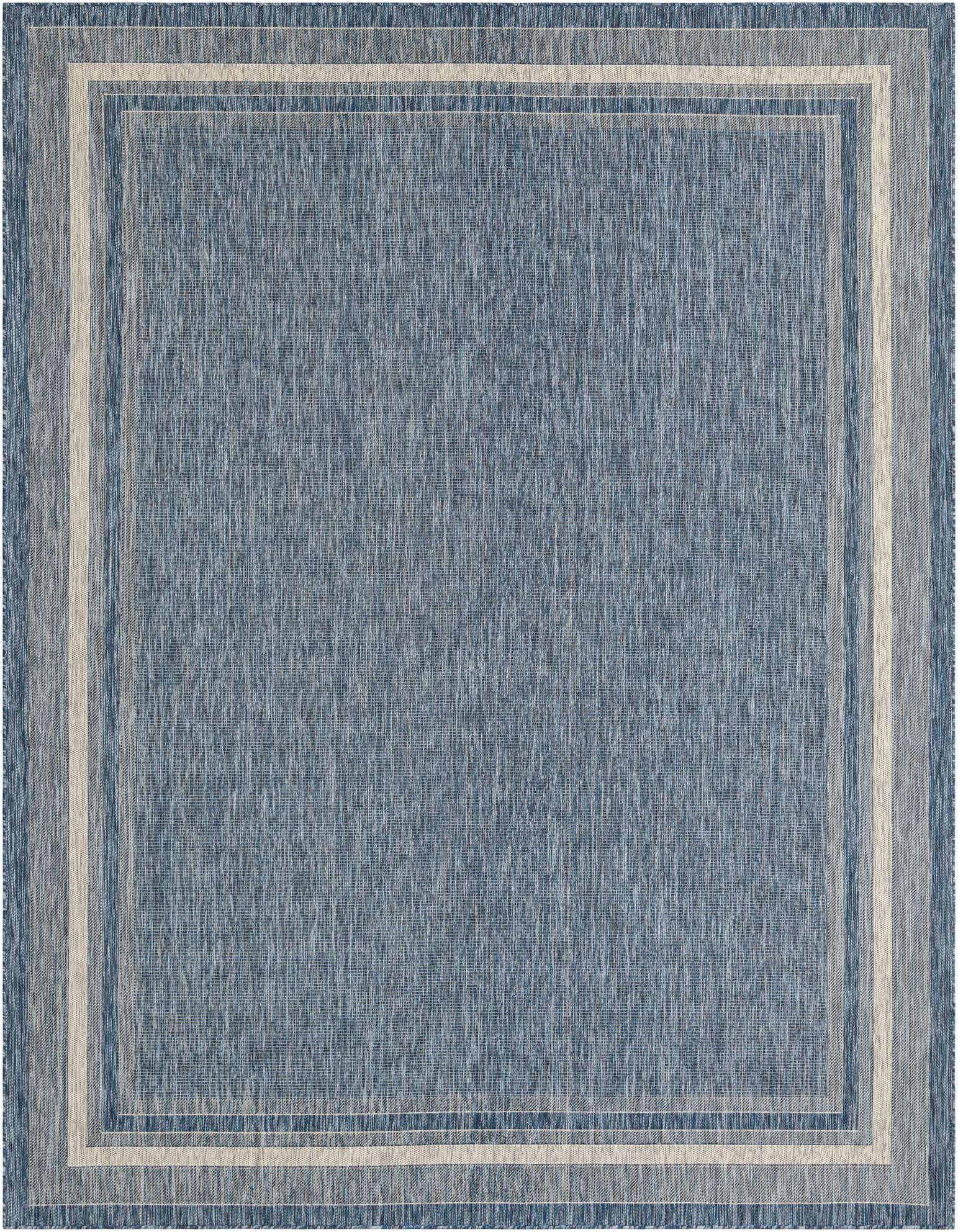 10' x 13' Easy-Clean Border Indoor / Outdoor Rug