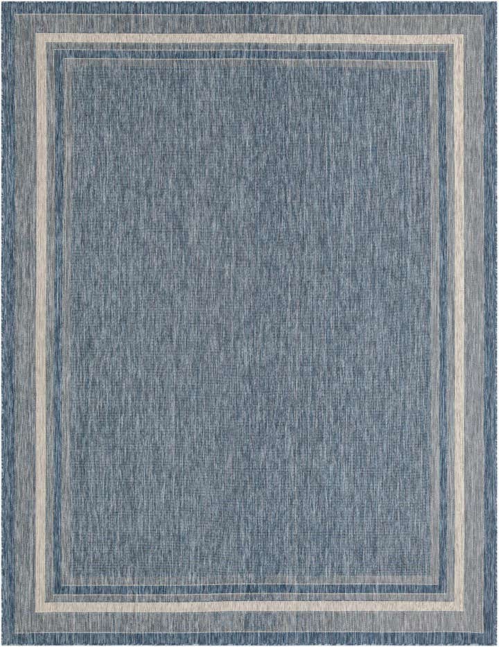 10' x 13' Easy-Clean Border Indoor / Outdoor Rug
