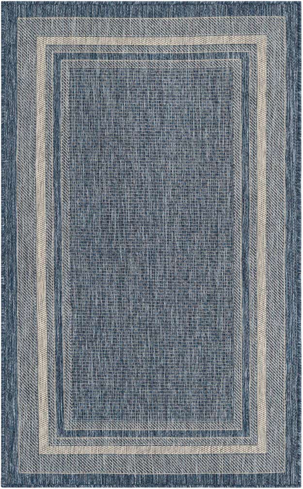 3' x 5' 3 Easy-Clean Border Indoor / Outdoor Rug