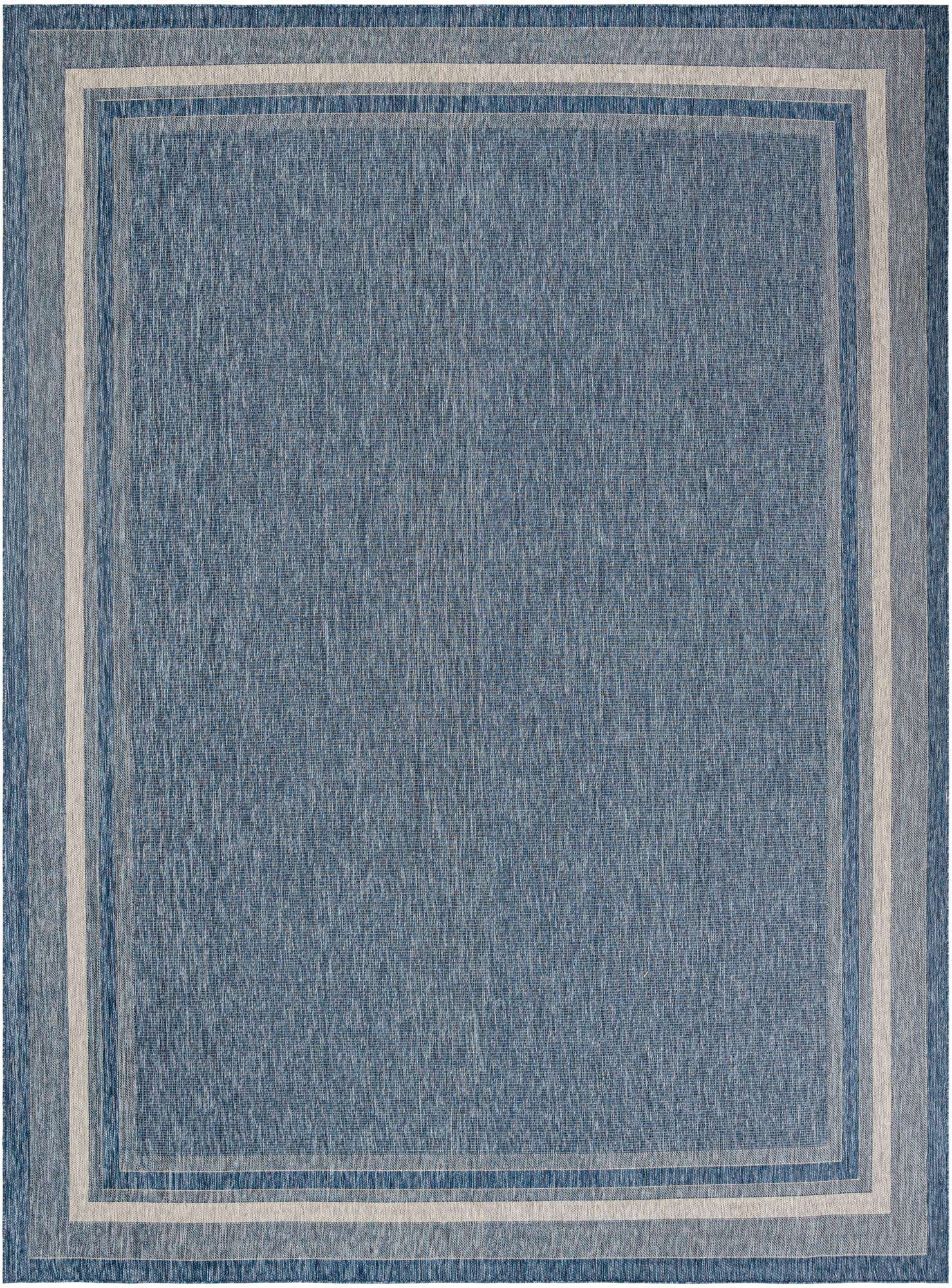 12' x 16' 1 Easy-Clean Border Indoor / Outdoor Rug