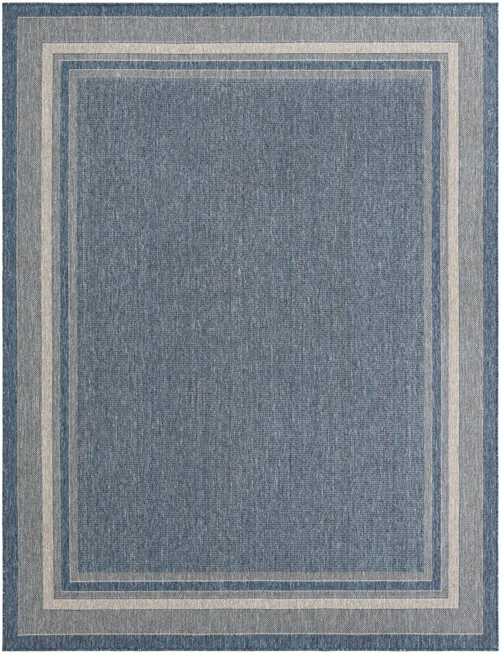 Detail image of 7' 10 x 10' Easy-Clean Border Indoor / Outdoor Rug
