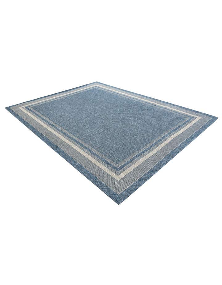 7' 10 x 10' Easy-Clean Border Indoor / Outdoor Rug
