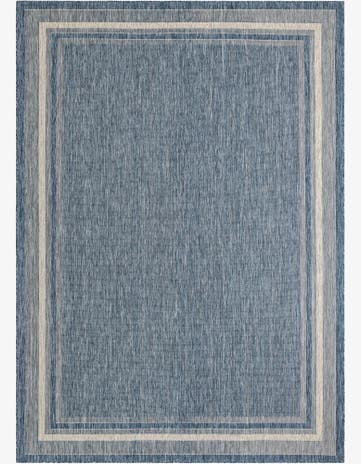 10' x 14' Easy-Clean Border Indoor / Outdoor Rug