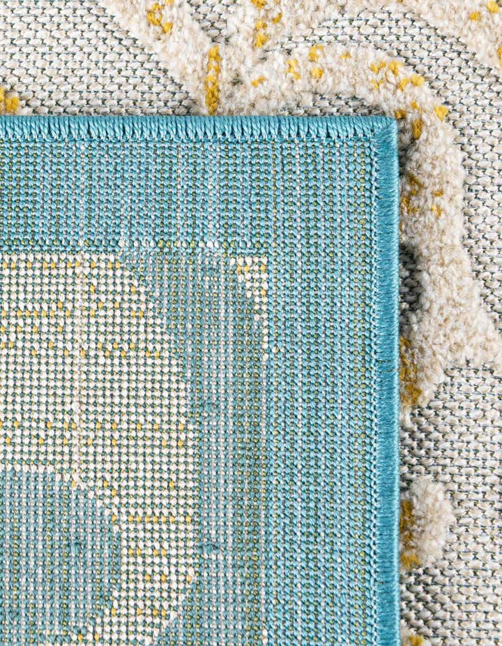 6' x 9' Easy-Clean Botanical Indoor / Outdoor Rug