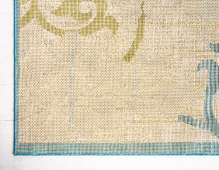 6' x 9' Easy-Clean Botanical Indoor / Outdoor Rug