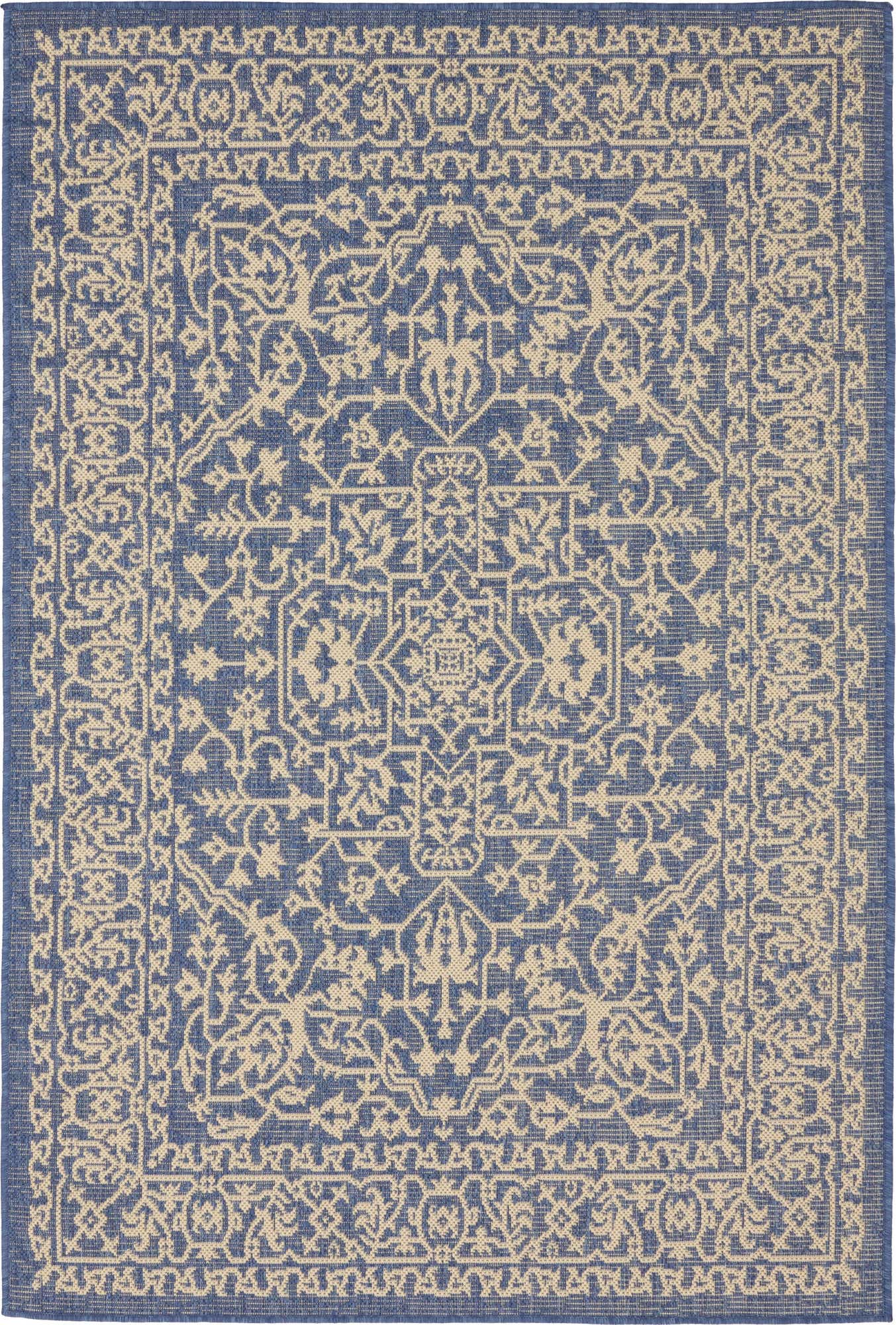 120cm x 185cm Easy-Clean Botanical Indoor / Outdoor Rug