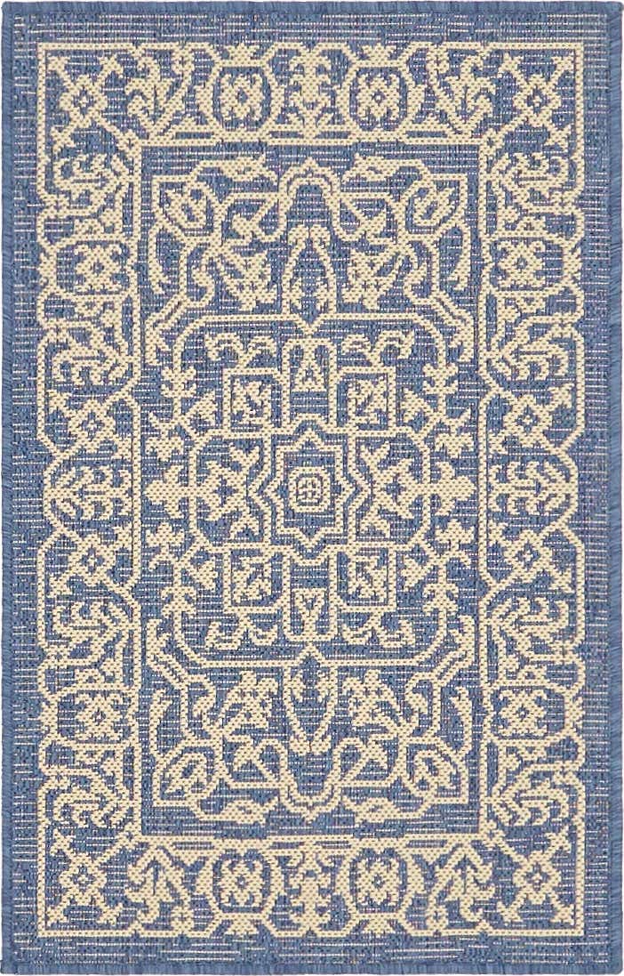 60cm x 95cm Easy-Clean Botanical Indoor / Outdoor Rug
