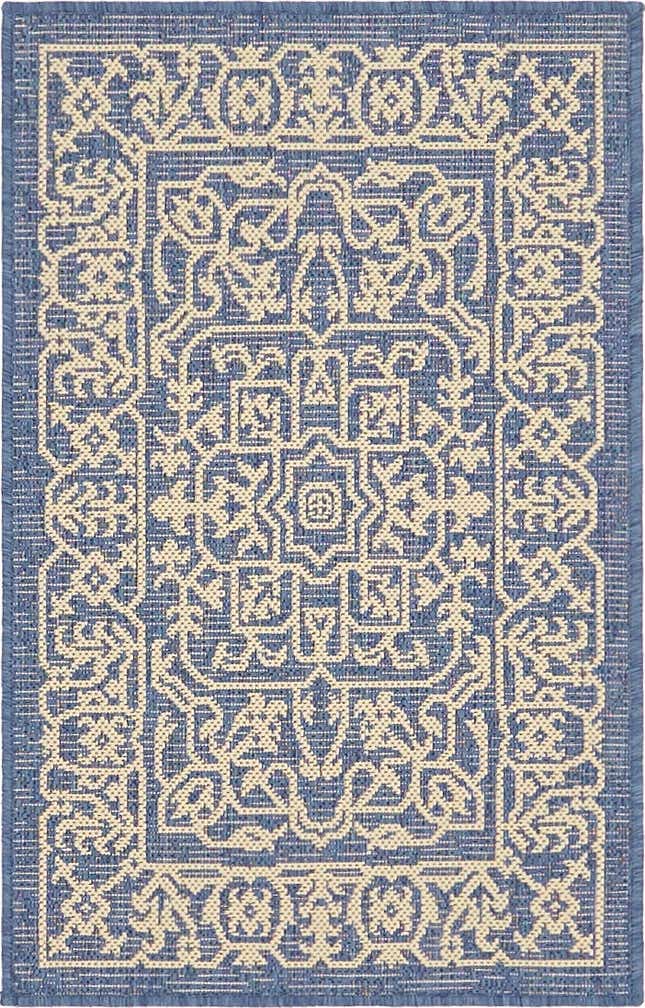 60cm x 95cm Easy-Clean Botanical Indoor / Outdoor Rug