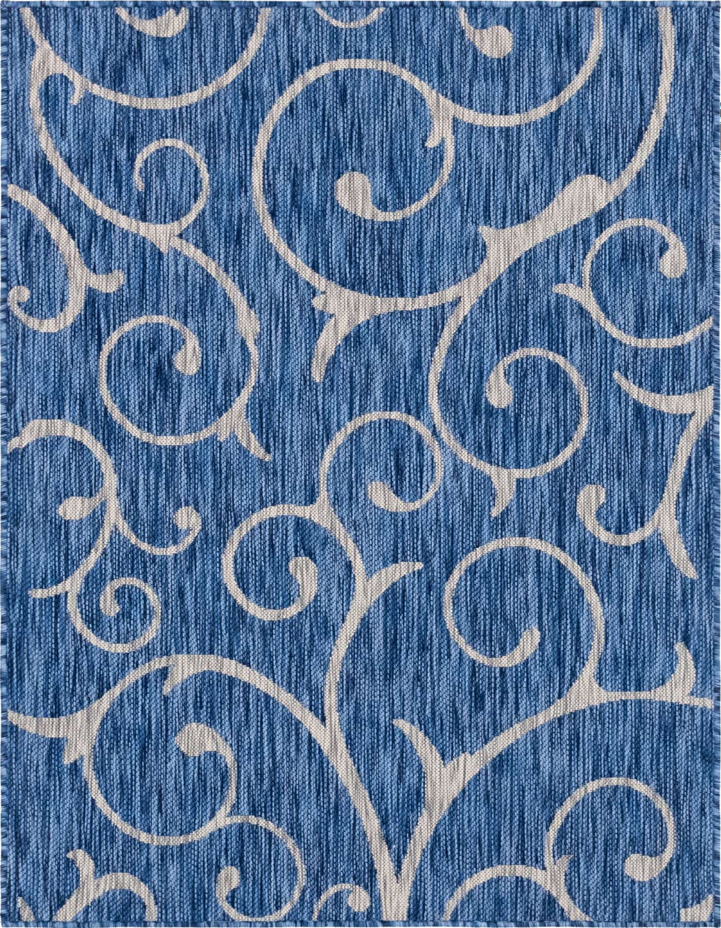 4' x 6' Easy-Clean Botanical Indoor / Outdoor Rug