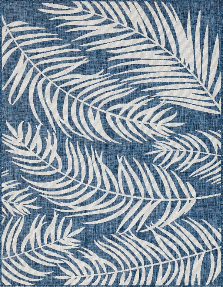 Detail image of 6' x 9' Easy-Clean Botanical Indoor / Outdoor Rug