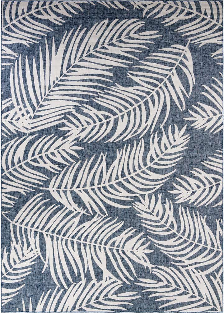 10' x 14' Easy-Clean Botanical Indoor / Outdoor Rug