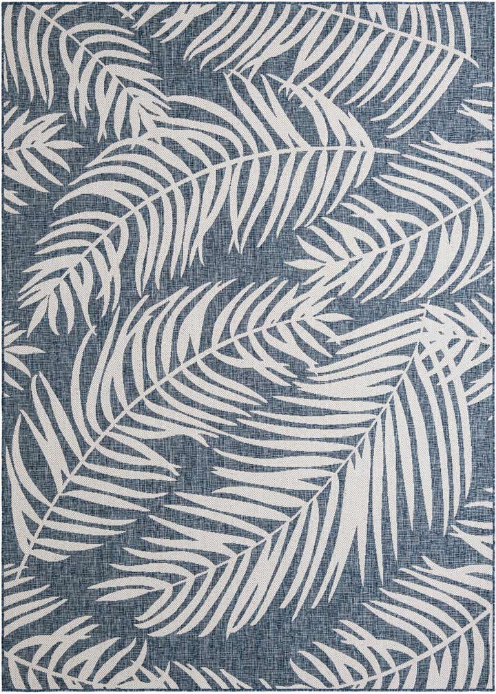 7' 10 x 10' Easy-Clean Botanical Indoor / Outdoor Rug