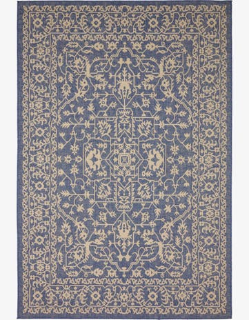 6' x 9' Easy-Clean Botanical Indoor / Outdoor Rug