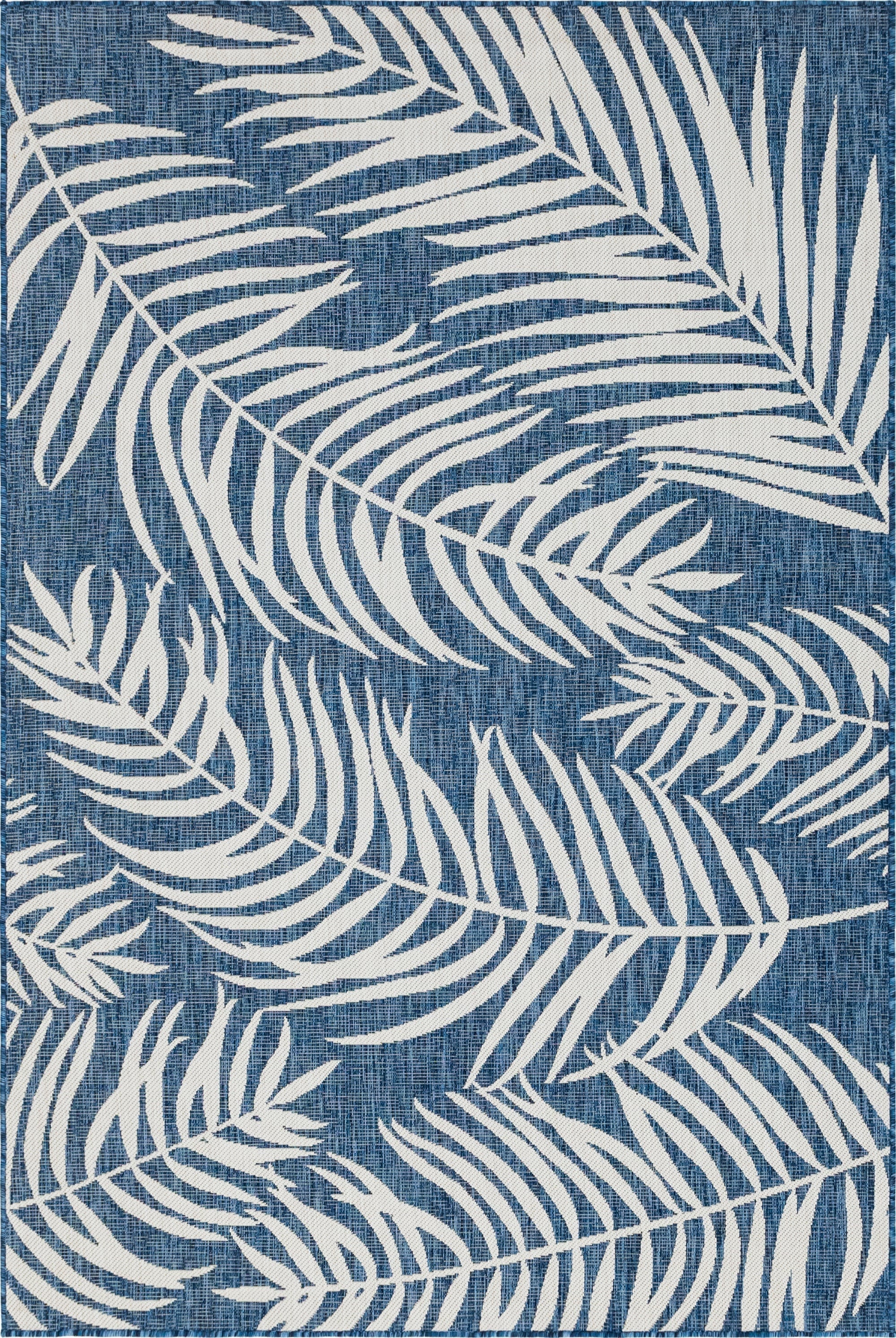 Primary image 6' x 9'  Washable Botanical Indoor / Outdoor Rug