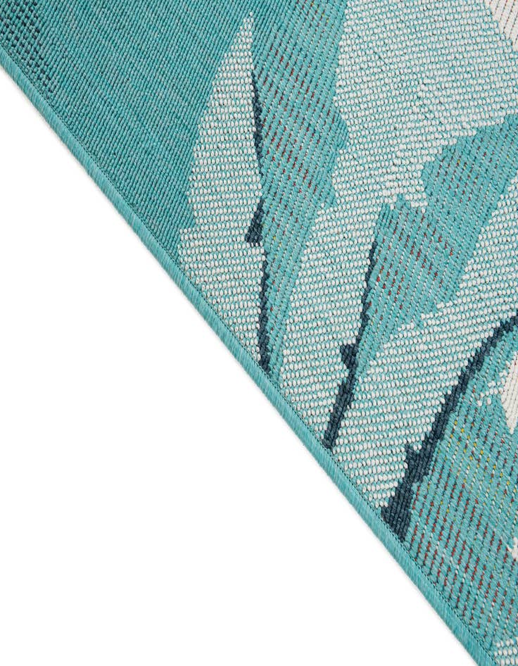 Detail image of 5' 3 x 7' 8  Washable Coastal Indoor / Outdoor Rug