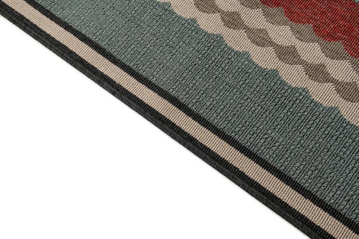 Detail image of 5' 3 x 7' 7 Easy-Clean Coastal Indoor / Outdoor Rug