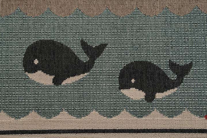 5' 3 x 7' 7 Easy-Clean Coastal Indoor / Outdoor Rug