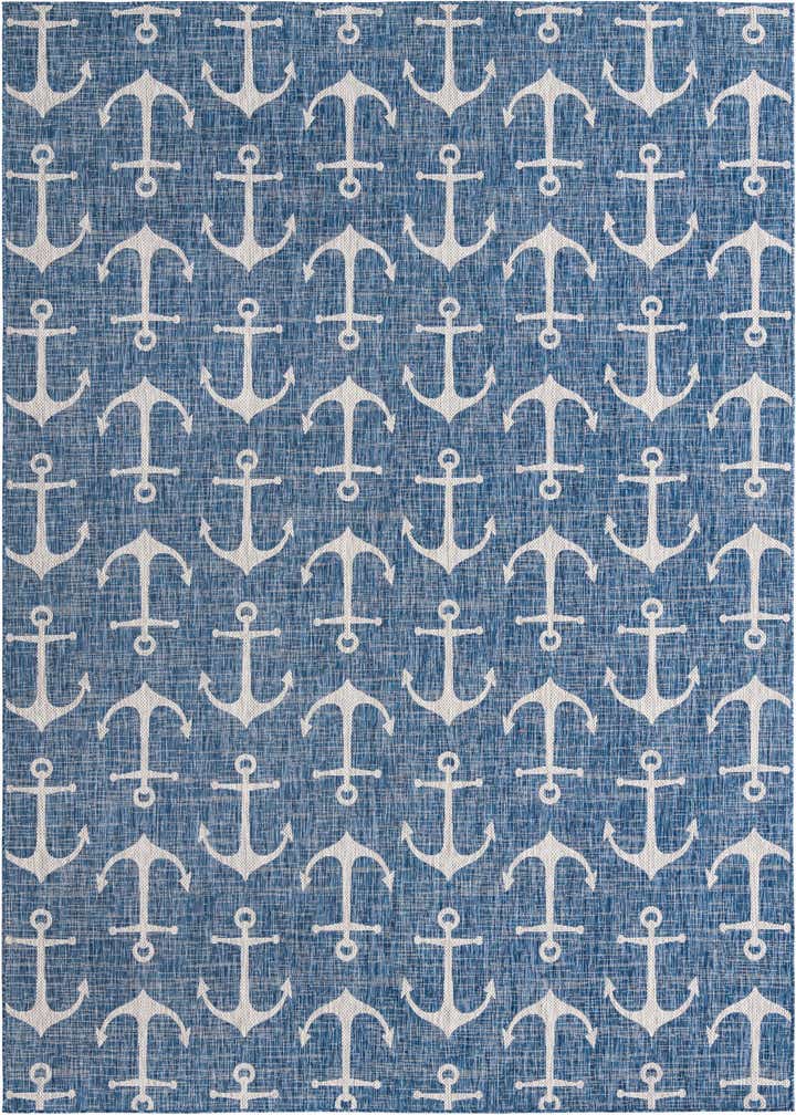10' x 14' Easy-Clean Coastal Indoor / Outdoor Rug
