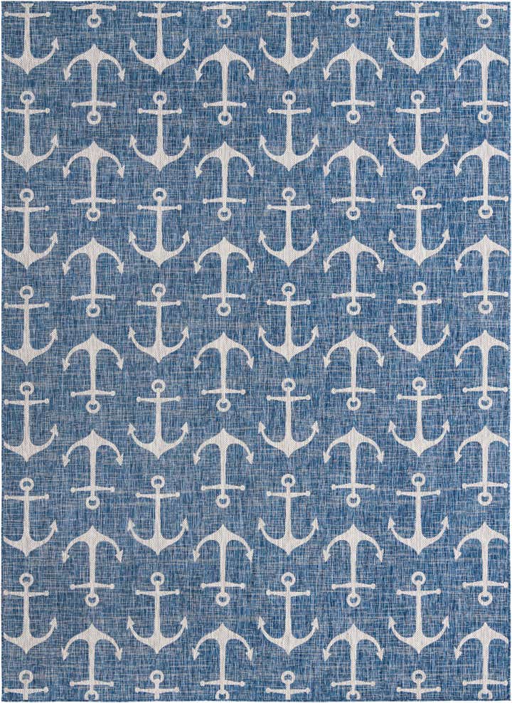 10' x 14' Easy-Clean Coastal Indoor / Outdoor Rug
