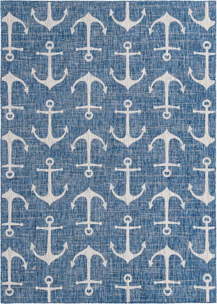 7' x 10' Easy-Clean Coastal Indoor / Outdoor Rug