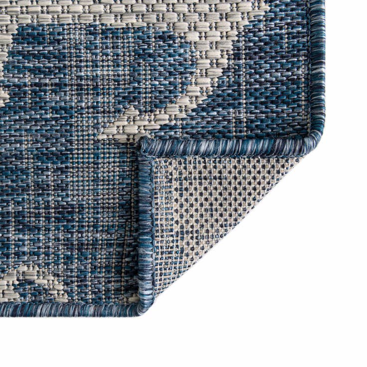 Detail image of 9' x 12' Easy-Clean Coastal Indoor / Outdoor Rug
