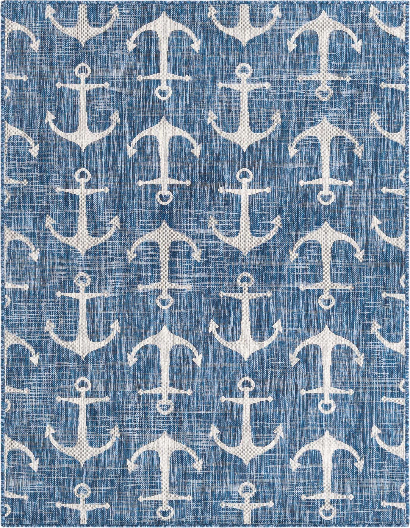 4' x 6' Easy-Clean Coastal Indoor / Outdoor Rug