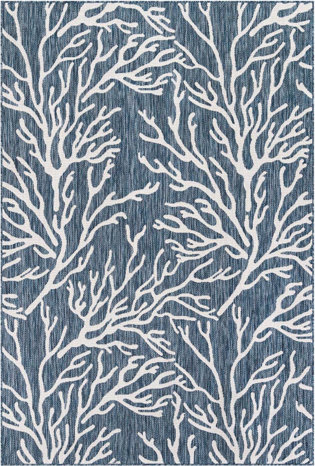 Detail image of 6' x 9' Easy-Clean Coastal Indoor / Outdoor Rug