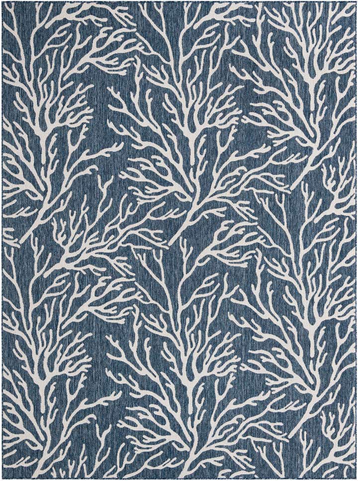 9' x 12' Easy-Clean Coastal Indoor / Outdoor Rug