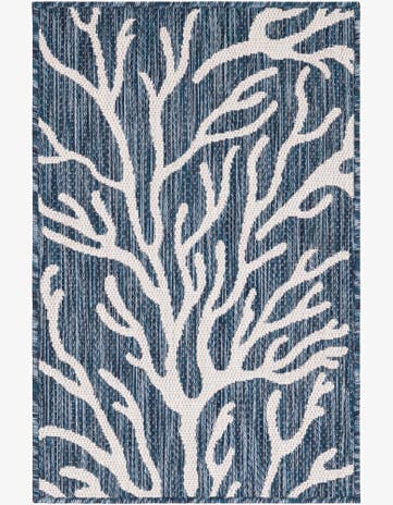2' x 3' Easy-Clean Coastal Indoor / Outdoor Rug