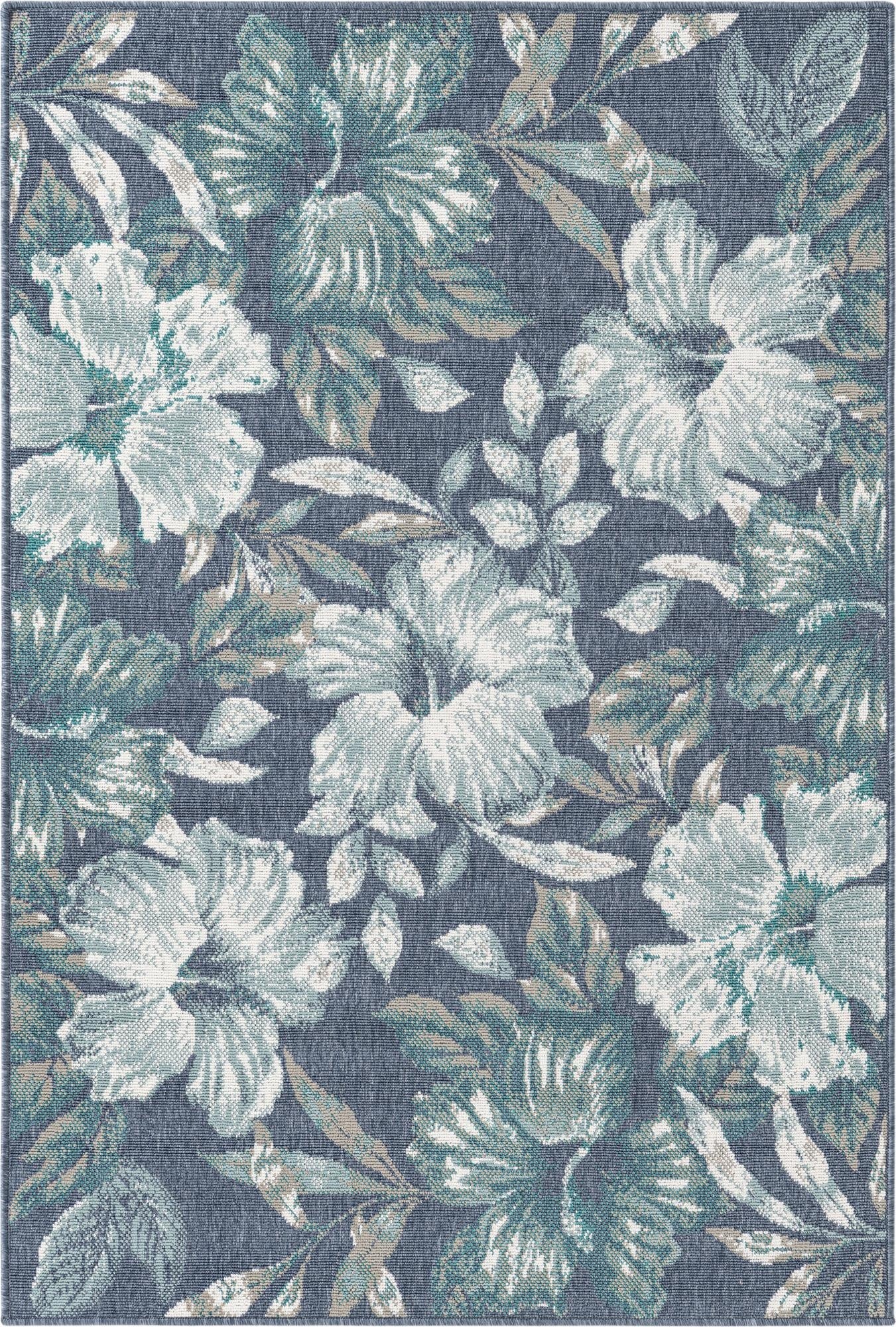 4' x 6'  Washable Coastal Indoor / Outdoor Rug