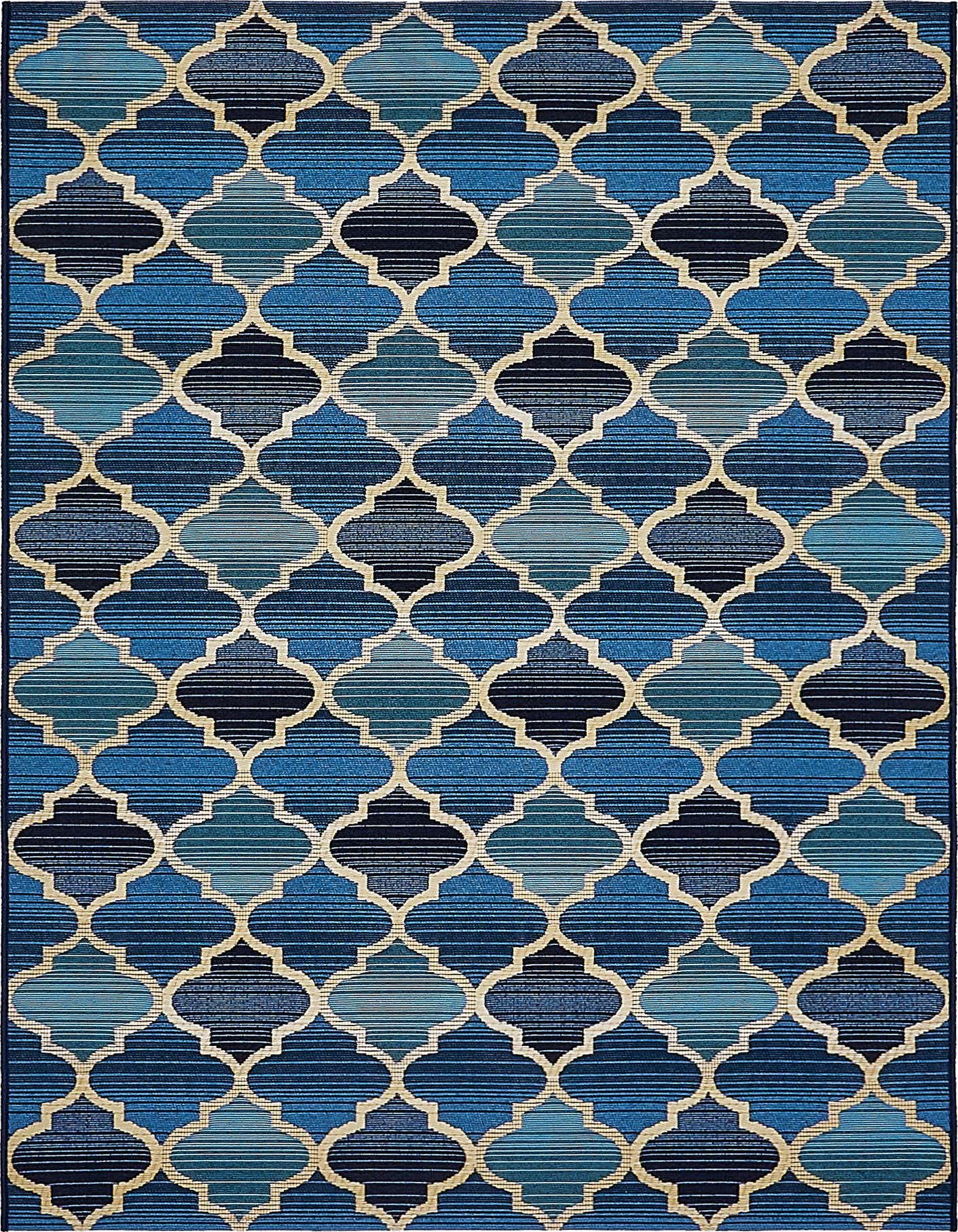 4' x 6' Easy-Clean Lattice Indoor / Outdoor Rug