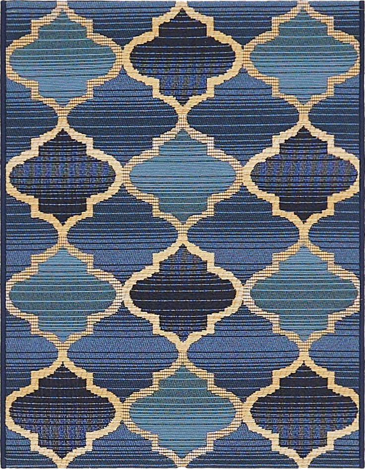Detail image of 2' 2 x 3' Easy-Clean Lattice Indoor / Outdoor Rug