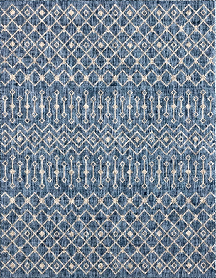 Detail image of 9' x 12' Easy-Clean Lattice Indoor / Outdoor Rug
