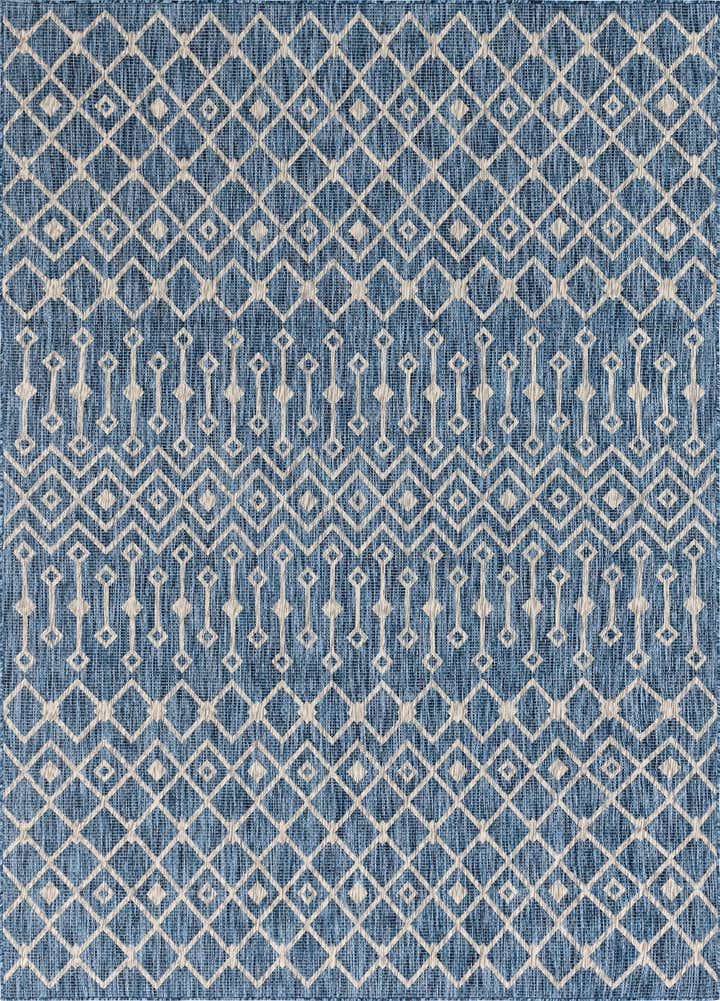 7' 10 x 11' Easy-Clean Lattice Indoor / Outdoor Rug
