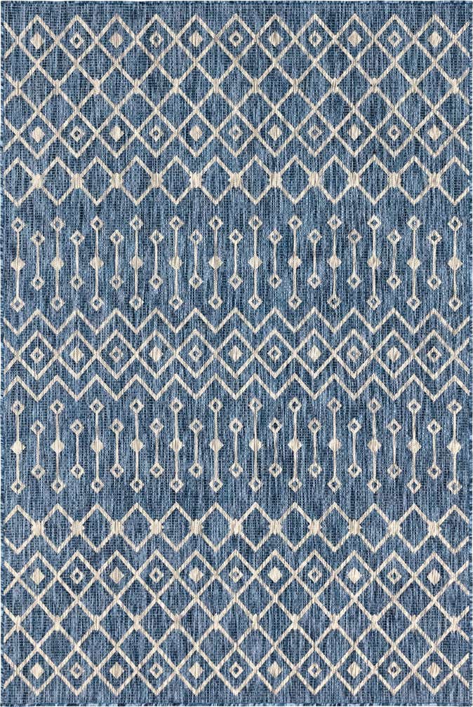6' x 9' Easy-Clean Lattice Indoor / Outdoor Rug