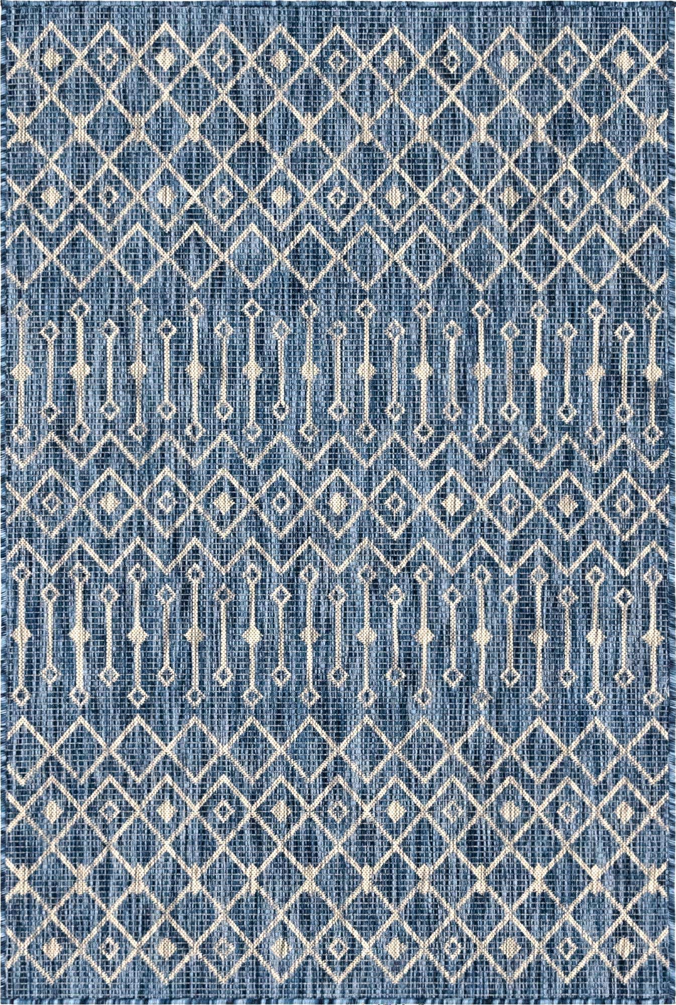 4' x 6' Easy-Clean Lattice Indoor / Outdoor Rug