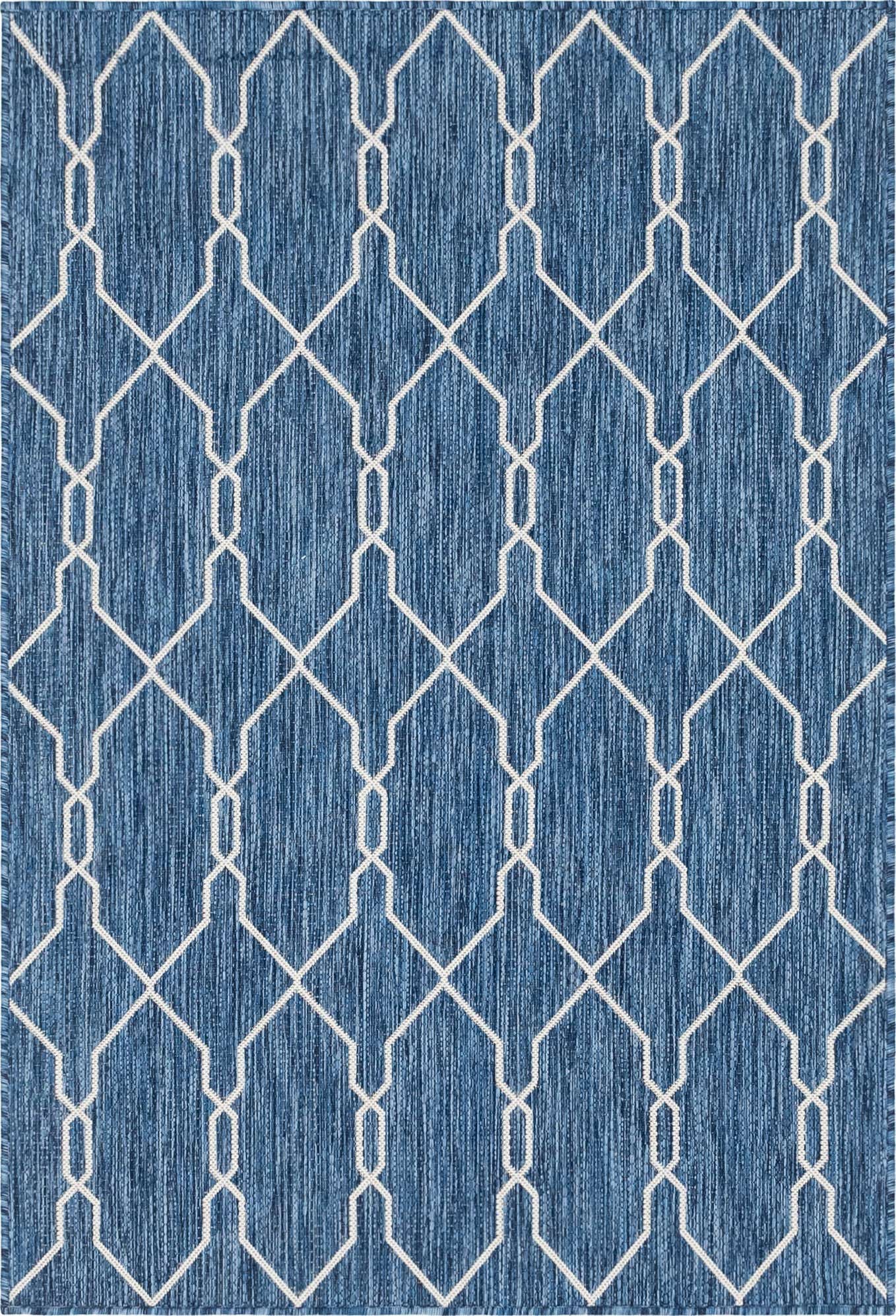 4' x 6' Easy-Clean Lattice Indoor / Outdoor Rug