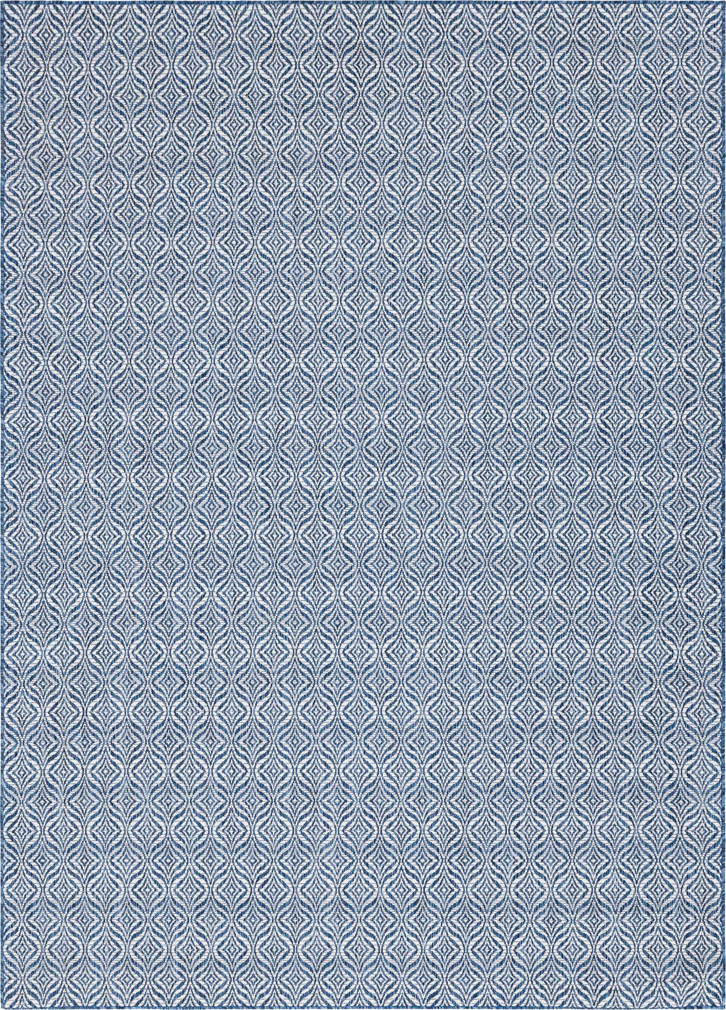 7' 10 x 11' Easy-Clean Lattice Indoor / Outdoor Rug