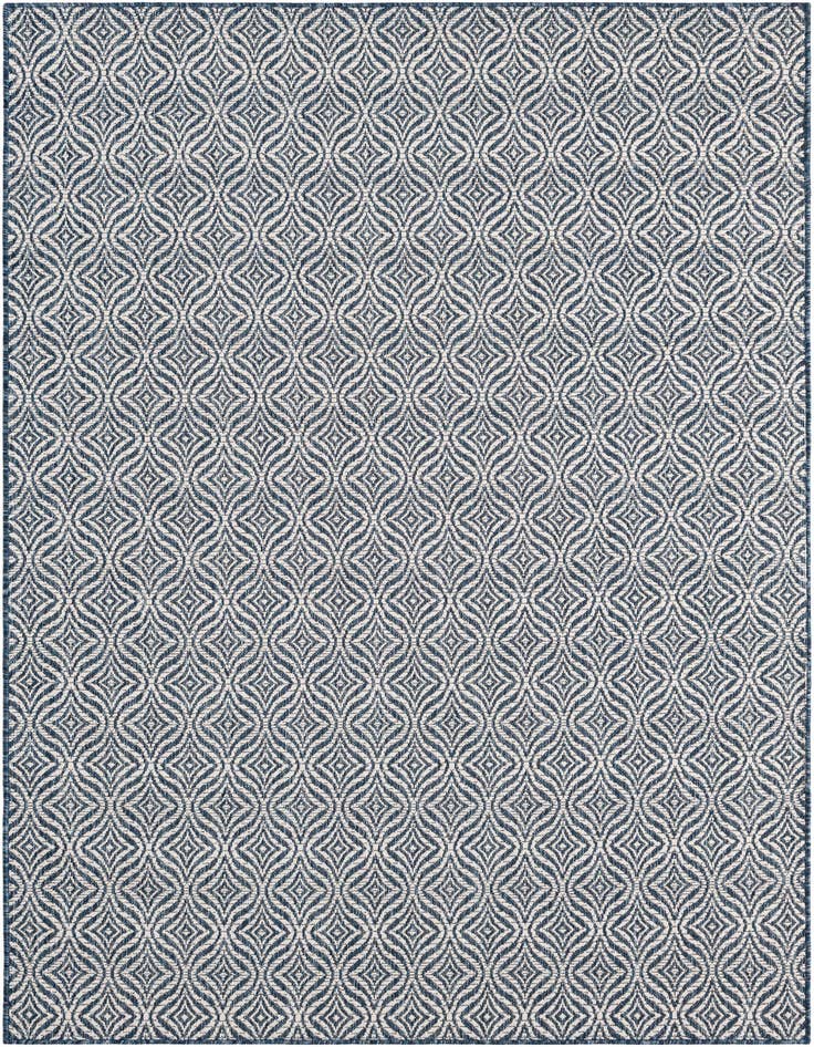 Detail image of 5' 3 x 8' Easy-Clean Lattice Indoor / Outdoor Rug
